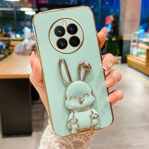 Huawei Mate 50 Pro Elektroliz Tavşan Telefon Kılıfı (Yurt Dışından)