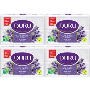 Saf & Doğal Lavanta 16 Adet Beyaz Kalıp Sabun 4x600gr