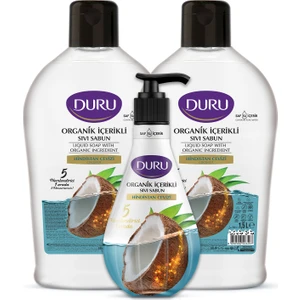 Organik Içerikli Hindistan Cevizli Sıvı Sabun 1,5+1,5+500ML