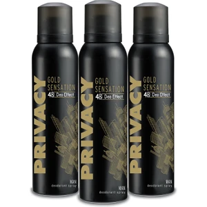 Gold Men Erkek Deodorant 3x150ml