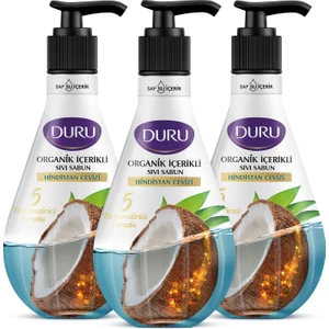 Organik Içerikli Hindistan Cevizli Sıvı Sabun 3X500ML