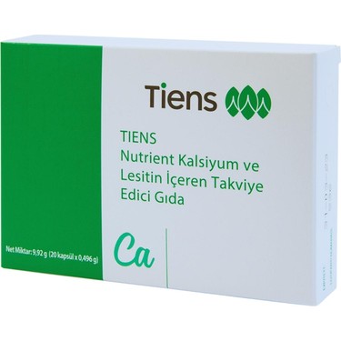 Tiens Nutrient Kalsiyum ve Lesitin İçeren Takviye Edici Gıda Fiyatı