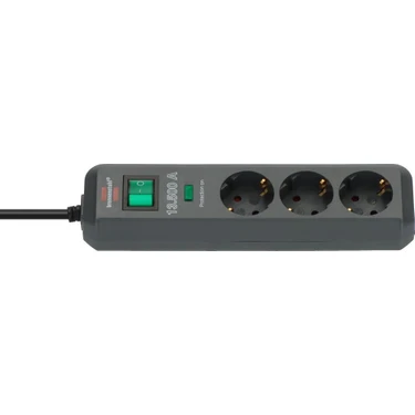 Brennenstuhl Eco Line Serisi 3 Soketli 1.5 Metre 13.500 Mah Akım Korumalı Uzatma
