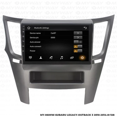 Myway Subaru Legacy Android 12 Multimedya Carplay 4gb Fiyatı
