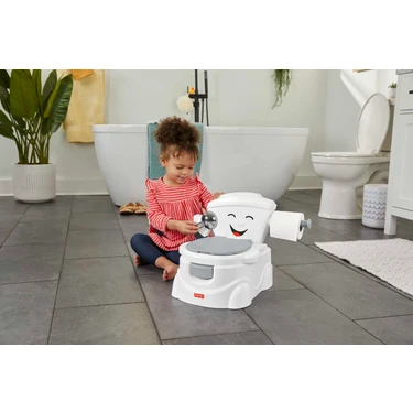 Fisher-Price Eğitici Eğlenceli Tuvalet (Türkçe), 18 - 36 aylık,