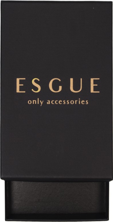 Esgue Hand Made 8 cm Siyah Gold Çizgili Desen Kravat Mendil görsel 4