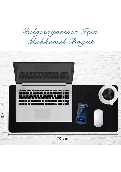 Baskısız Mouse Pad 70 x 30cm - Siyah