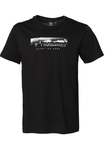 911730-2001 Hummel Hmljeffrey T-Shırt S/s Erkek T-Shirt Black fiyatları