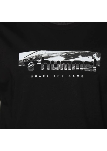 911730-2001 Hummel Hmljeffrey T-Shırt S/s Erkek T-Shirt Black modelleri