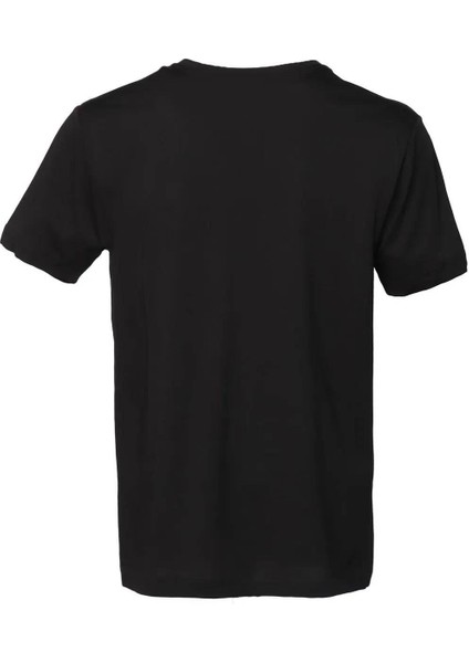 911730-2001 Hummel Hmljeffrey T-Shırt S/s Erkek T-Shirt Black fırsatları