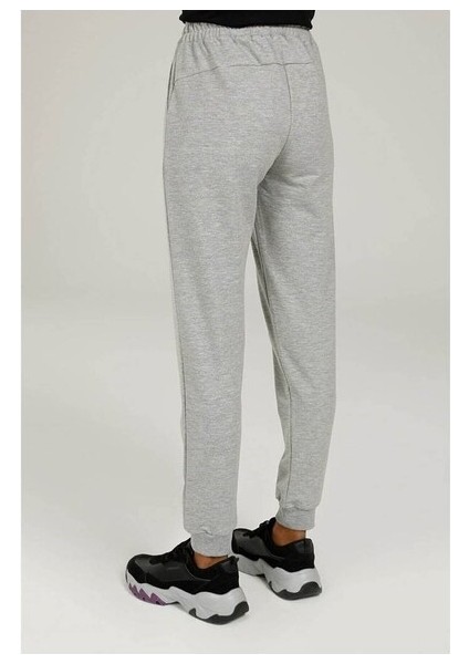 A10139898808010 101398988 Wb Jogger 22CT133 3pr Lumberjack Kadın Eşofman Alt Gri Melanj