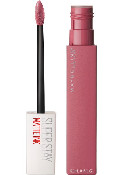 Maybelline New York Super Stay Matte Ink Likit Mat Ruj - 15 Lover - Pembe Mini Tattoo Liner Hediyeli