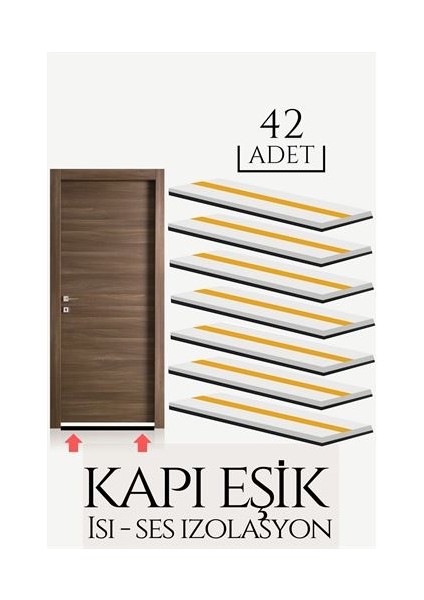 30+12 Adet Kapı Eşik Isı Izalosyonu T S.Tringali Design 718907