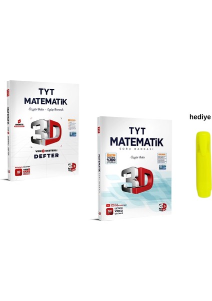 TYT Video Destekli Matematik Defter - Soru Bankası Seti