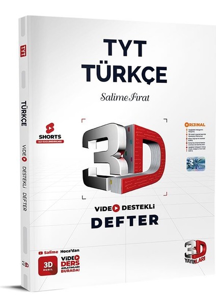 TYT Video Destekli Türkçe Defter - Soru Bankası Seti