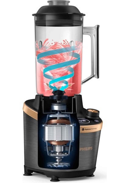 HR3770/00 Flip&juice Meyve Sıkacağı Modüllü Yüksek Hızlı Blender
