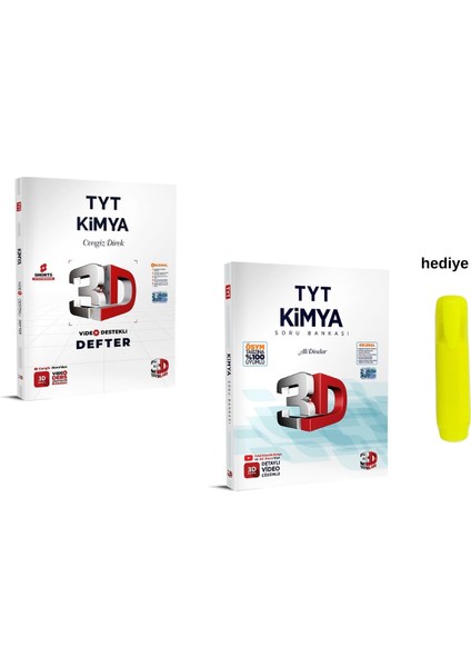 TYT Video Destekli Kimya Defter - Soru Bankası Seti