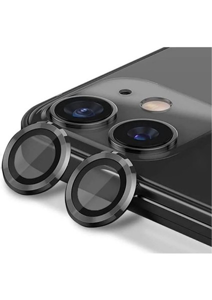 Apple iPhone 11 Uyumlu Alüminyum Seri Kamera Cam Koruyucu