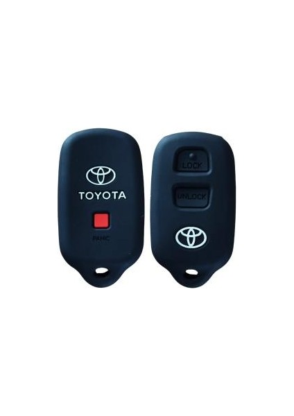 Toyota Corolla Silikon Anahtar Kılıfı Siyah 2003-2008 fiyatları