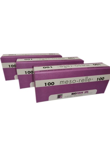 Meso-Relle Mezoterapi Iğnesi 30G x 4mm - AAL34 - 50 Adet