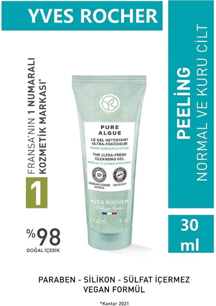 Pure Algue- Nemlendirici ve Canlandırıcı Peeling- 30 ml