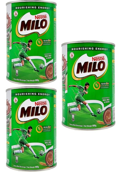 Mılo Sütlü Sıcak Çikolata Tozu 400 gr x 3 Adet