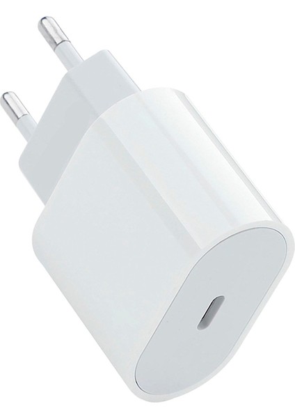 Iphone 11,12,13,14 Uyumlu Yeni Nesil Type-C Girişli Adaptör Hızlı Şarj Başlığı Muadil Apple Şarj Kablosu ve Veri Aktarma Kablosu