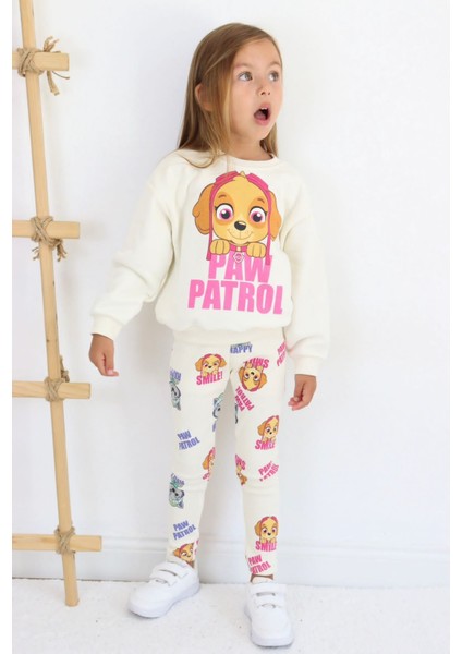 Paw Patrol Sweatshirt ve Fitilli Tayt Takım