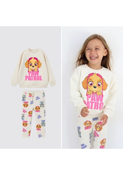 Paw Patrol Sweatshirt ve Fitilli Tayt Takım