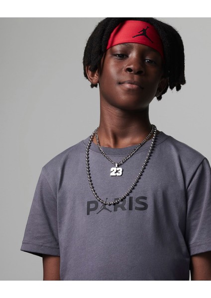 Nıke Jordan Mj Psg Wordmark Ss Tee Erkek Çocuk Tişört