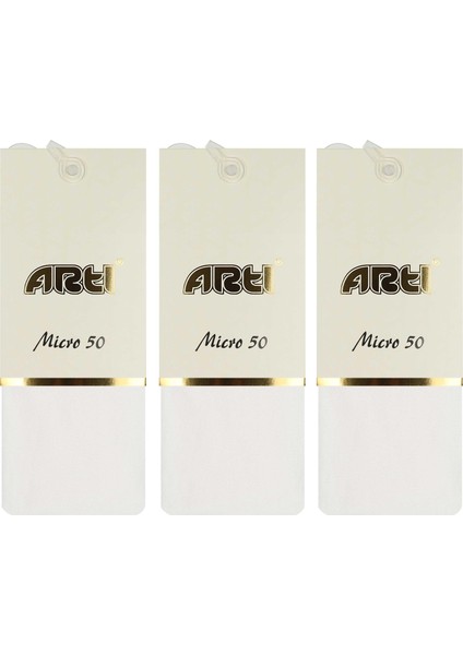Artı Micro 50 Külotlu Çorap 600015 Beyaz