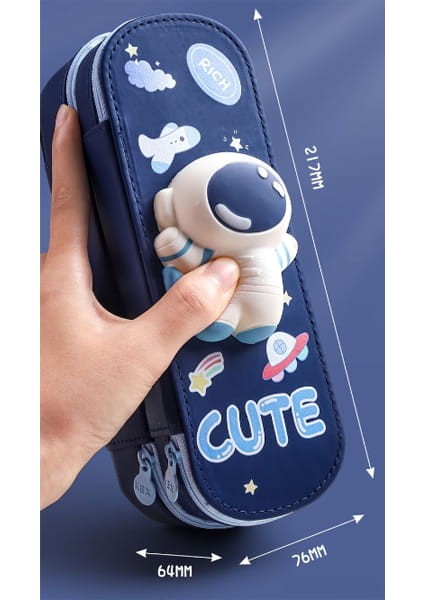 Mdsj Unzip Oyuncak 3D Astronot Erkek Kalem Kutusu (Yurt Dışından)
