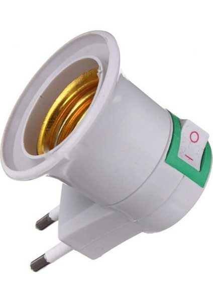 2 Adet Anahtarlı E27 Duylu Ampul Takılabilen Fiş Priz Duy Priz Gece Lambası fiyatları