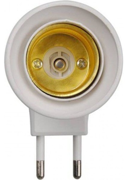 2 Adet Anahtarlı E27 Duylu Ampul Takılabilen Fiş Priz Duy Priz Gece Lambası fırsatları