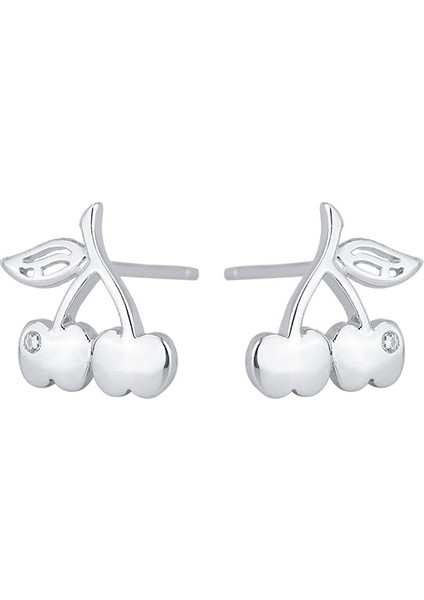 Gümüş Fransız Kiraz Saplama Küpe, Premium Duygu Temperament Küpe (Yurt Dışından) fiyatları