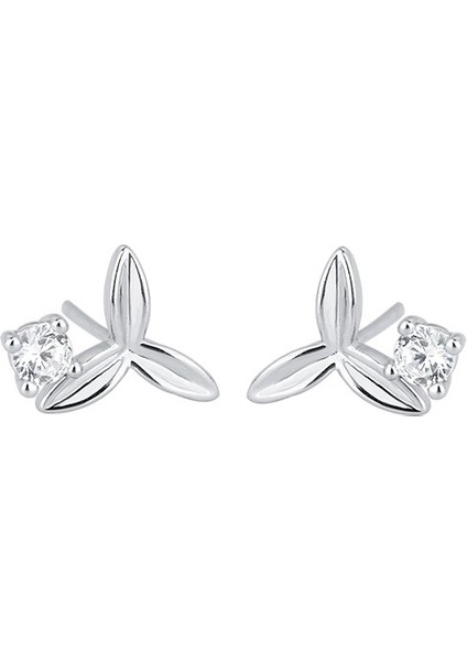 Sevdikleriniz Için Gümüş Yonca Küpe (Yurt Dışından)