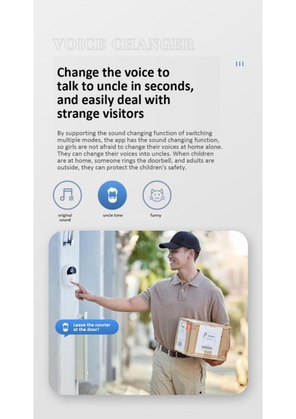 e Ys-Z1 Wifi Ip Kameralı Kapı Zili Ev Güvenlik Kamera Sistemleri