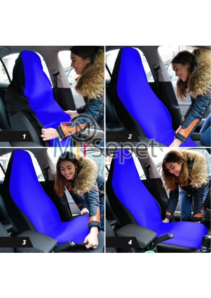 Oto Koltuk Kılıfı Penye Ford Fiesta Uyumlu Yıkanabilir,terletmez