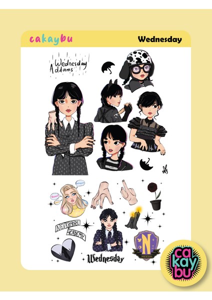 Wednesday Addams Sticker