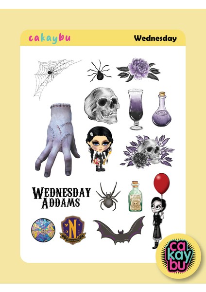 Wednesday Addams Sticker