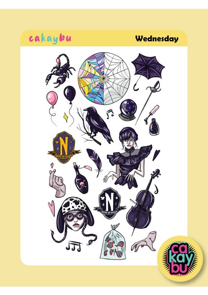 Wednesday Addams Sticker