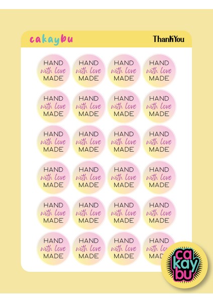 Handmade ( El Işi ) Sticker