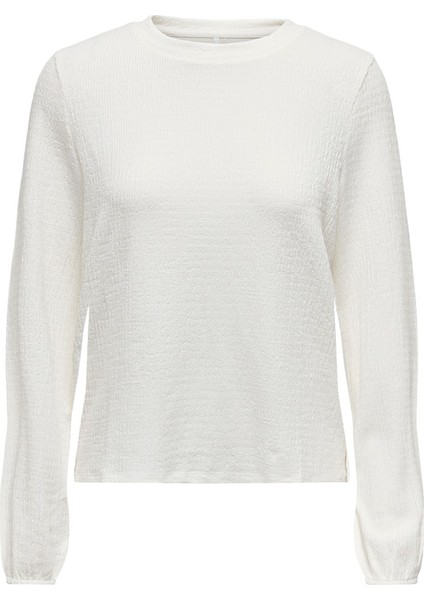 Minimalist Oversize Uzun Kol Crop Bluz - Günlük Şıklık