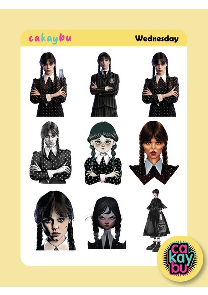 Wednesday Addams Sticker