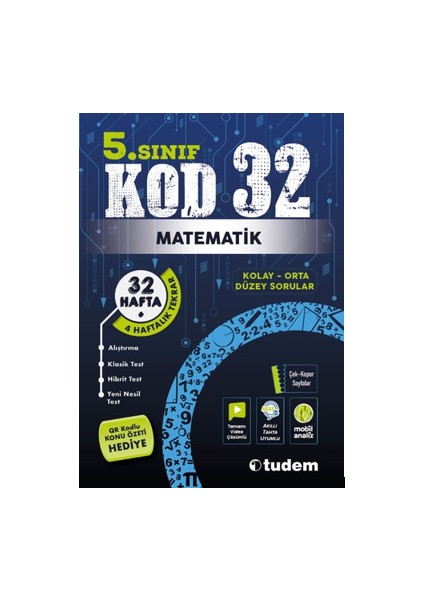 5. Sınıf Kod 32 Matematik Kolay-Orta Düzey Sorular