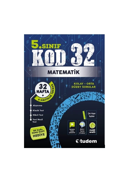 Tudem Yayınları 5. Sınıf Kod 32 Matematik Kolay-Orta Düzey Sorular