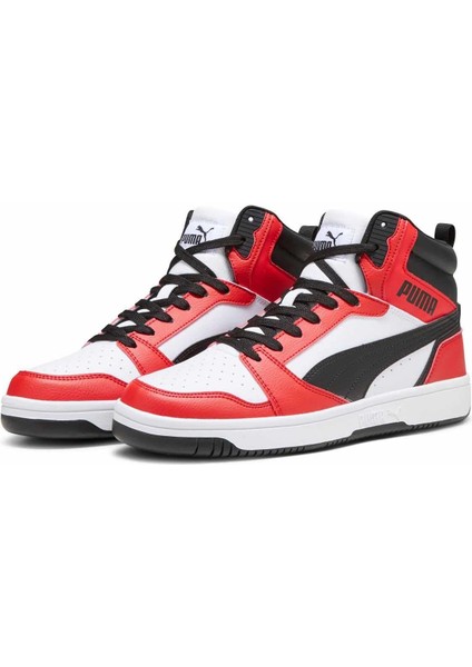 Rebound V6 Unisex Günlük Spor Ayakkabı 392326-04 Siyah-Krmz