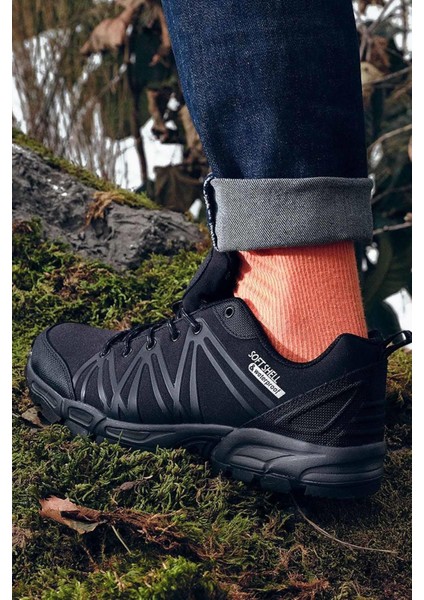 Erkek Su Gecirmez Bot Shell B9 Erkek Waterproof Ayakkabı 101387047-2SIYAH