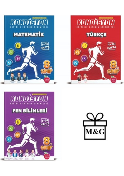 8. Sınıf Kondisyon Matematik Türkçe ve Fen Bilimleri Deneme