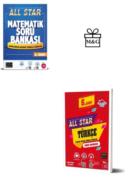 6. Sınıf All Star Matematik ve Türkçe Soru Bankası